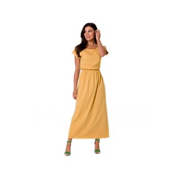 Rochie maxi cu elastic in talie -