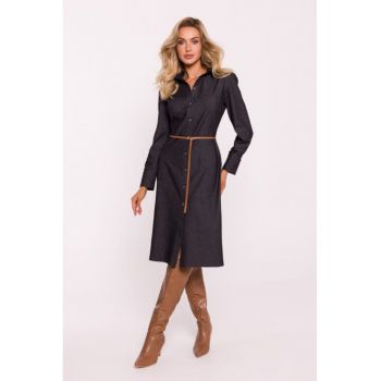 Rochie midi tip camasa