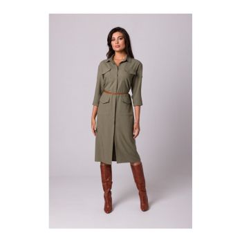 Rochie tip camasa cu buzunare -