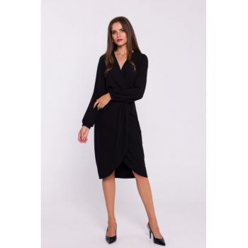 Rochie tip furou cu pliuri pe fata