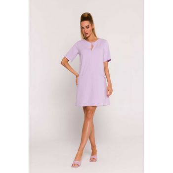 Rochie trapez cu buzunare