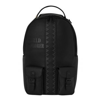 Rucsac din piele ecologica cu aspect texturat
