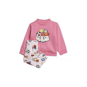 Set de pantaloi si bluza de trening cu imprimeu - 2 piese