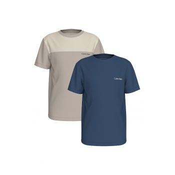 Set de tricouri cu decolteu rotund - 2 piese