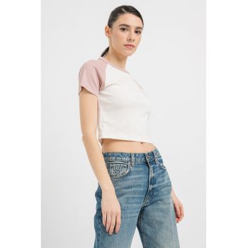 Tricou crop din bumbac Dorra