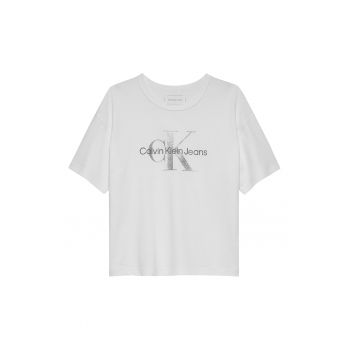 Tricou de bumbac cu imprimeu logo