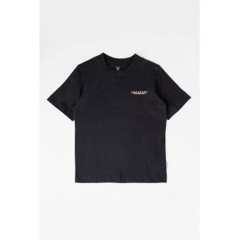 Tricou de bumbac cu logo