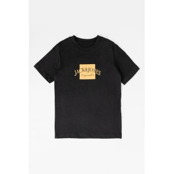Tricou de bumbac cu logo