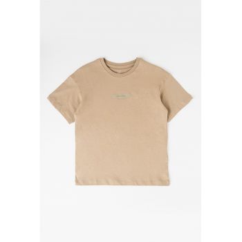 Tricou de bumbac cu text
