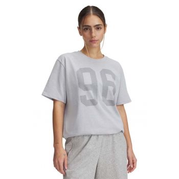 Tricou din amestec de bumbac cu imprimeu - pentru fitness