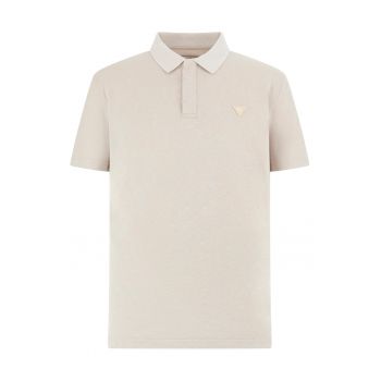 Tricou polo cu detaliu logo discret