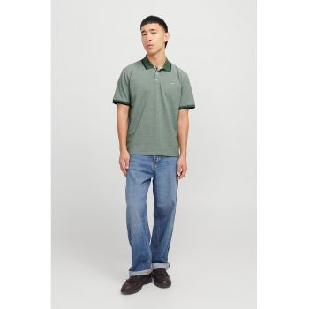 Tricou polo cu garnituri contrastante
