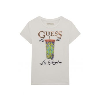 Tricou regular-fit din amestec de bumbac cu logo