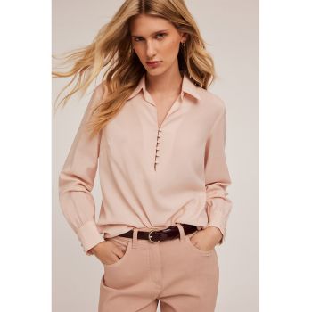 Bluza cu fenta cu nasturi