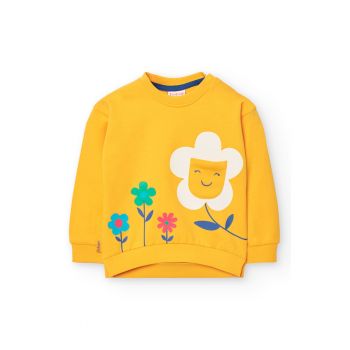 Bluza de trening din bumbac cu buzunar pe piept