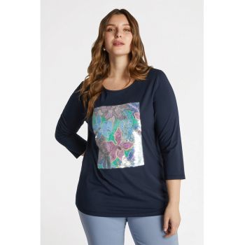 Bluza lejera cu model floral