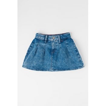 Fusta evazata de denim