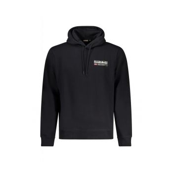 Hanorac barbati  cu logo - Regular fit - Negru