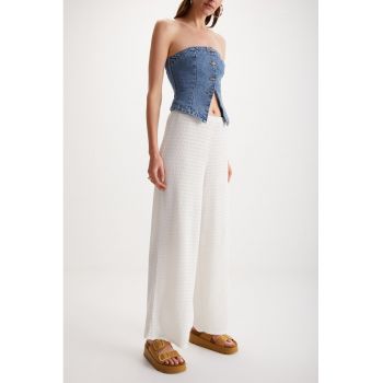Pantaloni cu croiala ampla