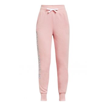 Pantaloni cu imprimeu logo pentru fitness Rival