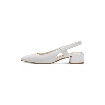 Pantofi de piele ecologica cu varf ascutit