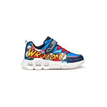 Pantofi sport cu velcro si imprimeu