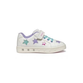 Pantofi sport cu velcro si LED-uri