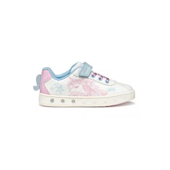 Pantofi sport cu velcro si LED-uri
