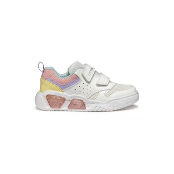 Pantofi sport de piele ecologica cu garnituri de plasa