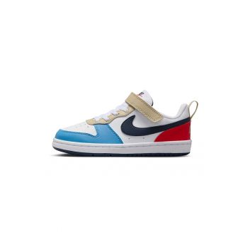 Pantofi sport de piele ecologica cu velcro Court Borough