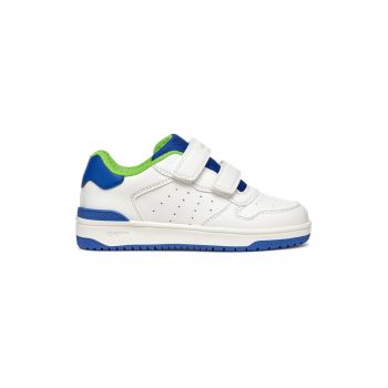 Pantofi sport de piele ecologica cu velcro
