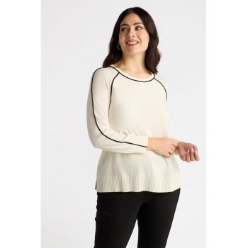 Pulover cu maneci raglan