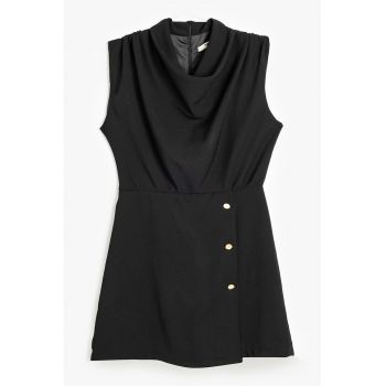 Rochie scurta cu model uni