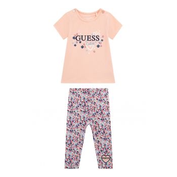 Set de pantaloni si tricou din amestec de bumbac - 2 Piese