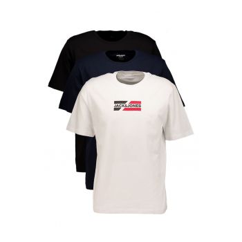Set de tricouri cu imprimeu logo - 2 piese
