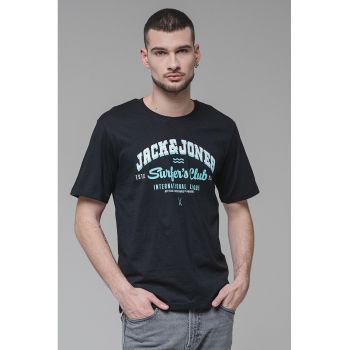 Tricou de bumbac organic cu imprimeu logo
