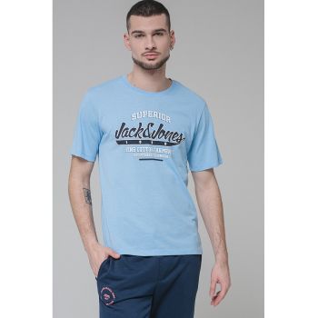 Tricou de bumbac organic cu imprimeu logo