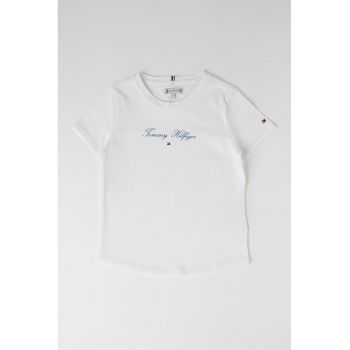 Tricou din amestec de bumbac organic cu imprimeu logo