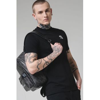 Tricou din bumbac cu logo aplicat