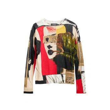 Bluza cu imprimeu grafic