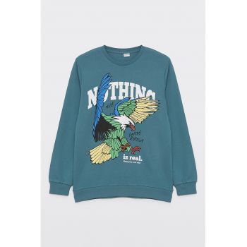 Bluza de trening din bumbac cu imprimeu grafic