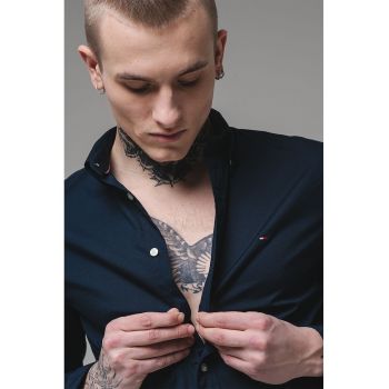 Camasa relaxed fit de bumbac