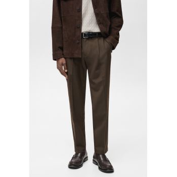 Pantaloni eleganti din amestec de lana