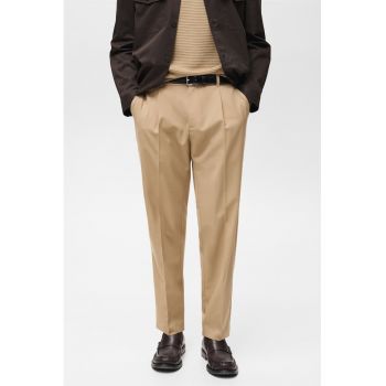 Pantaloni eleganti din amestec de lana