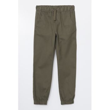 Pantaloni jogger de bumbac - cu snur