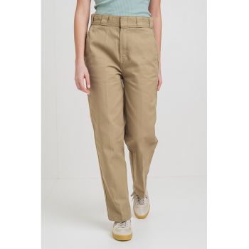 Pantaloni regular fit din amestec de bumbac