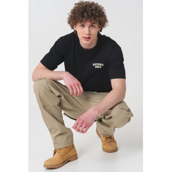 Pantaloni relaxed fit din bumbac
