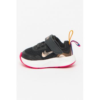 Pantofi sport de piele ecologica si material textil Wear All Day