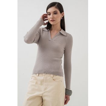 Pulover polo cu striatii Nima
