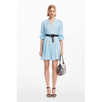 Rochie-camasa scurta cu cordon